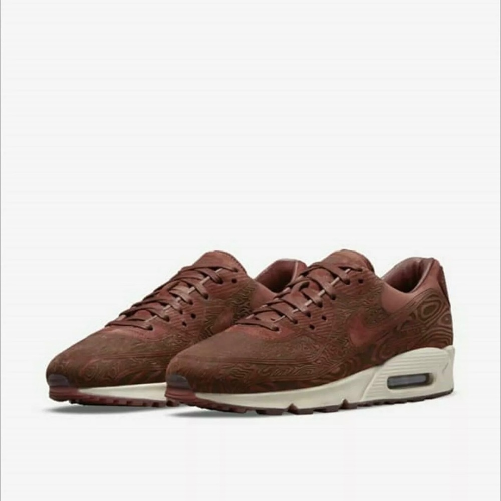 Nike Air Max 90 QS Laser Mahogany Shoes DH4689 200 Dark Pony